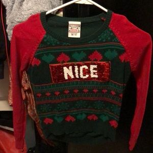 Holiday sweater.  Girls M(7-8)